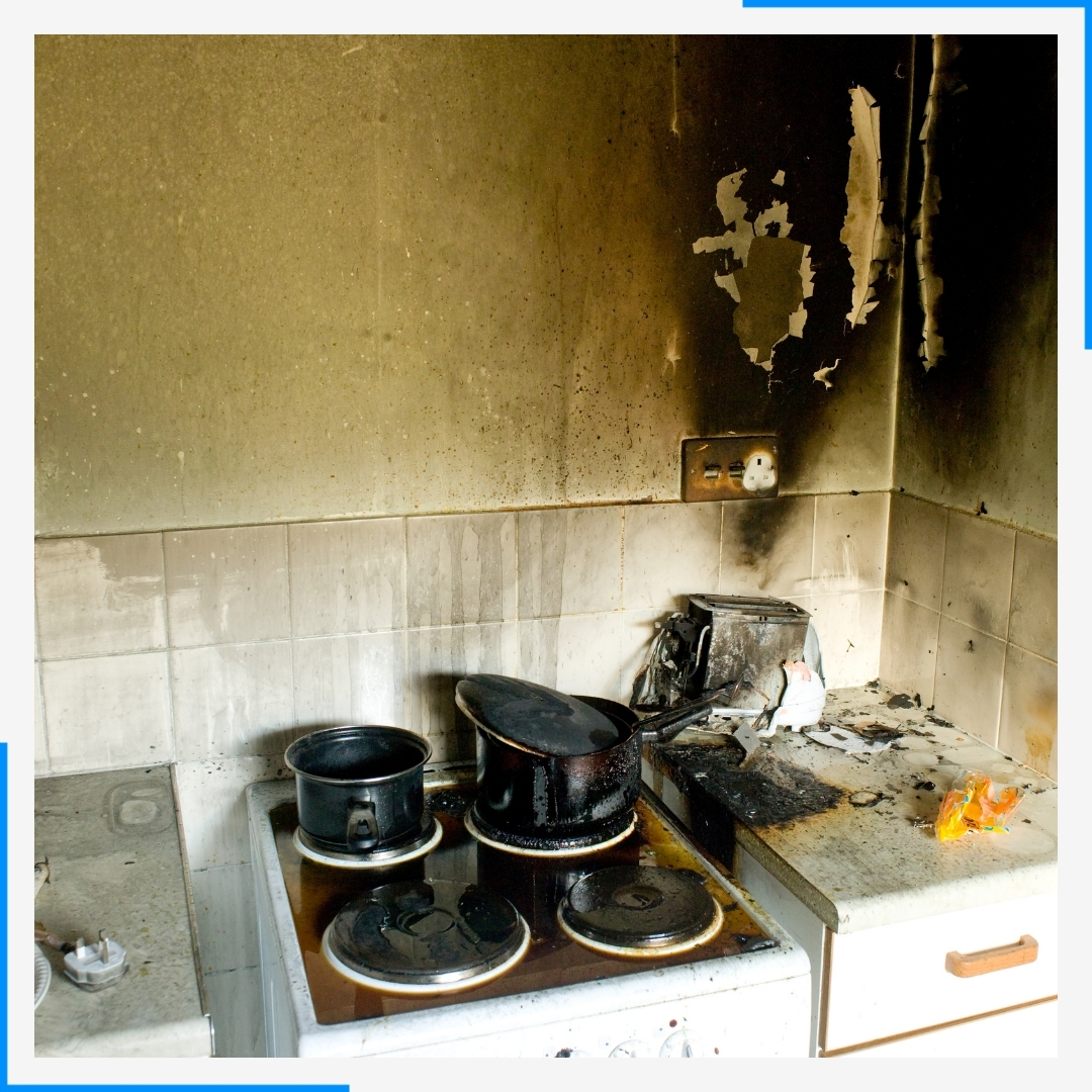 smoke damage in home