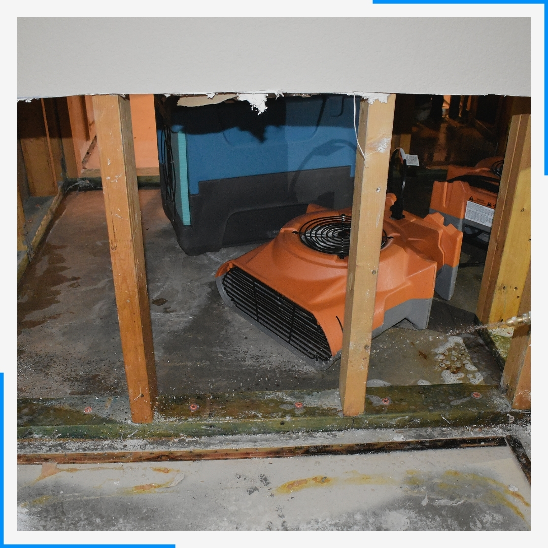 wall with water damage
