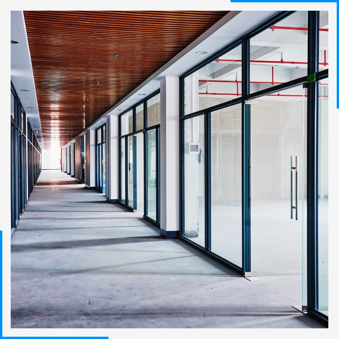 clean commercial building