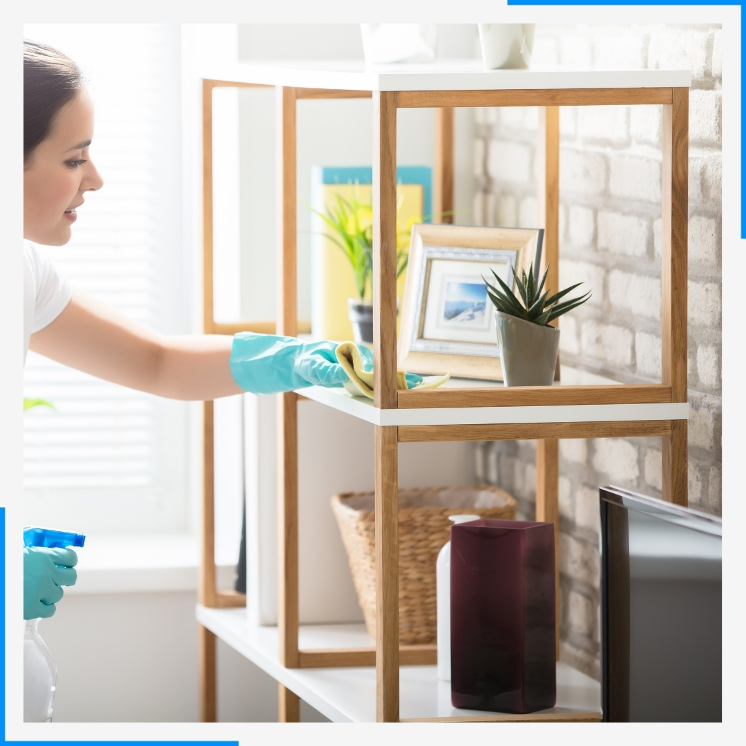 clean shelves