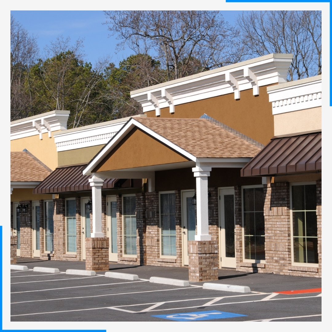exterior strip mall