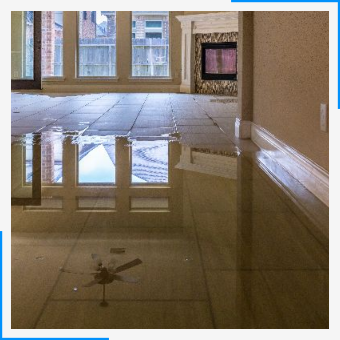 flooding water in home
