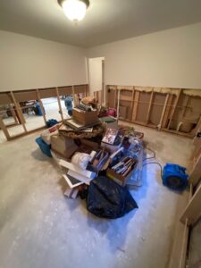 Water damage restoration and insurance claim in progress — Best Option Restoration of Colorado Springs