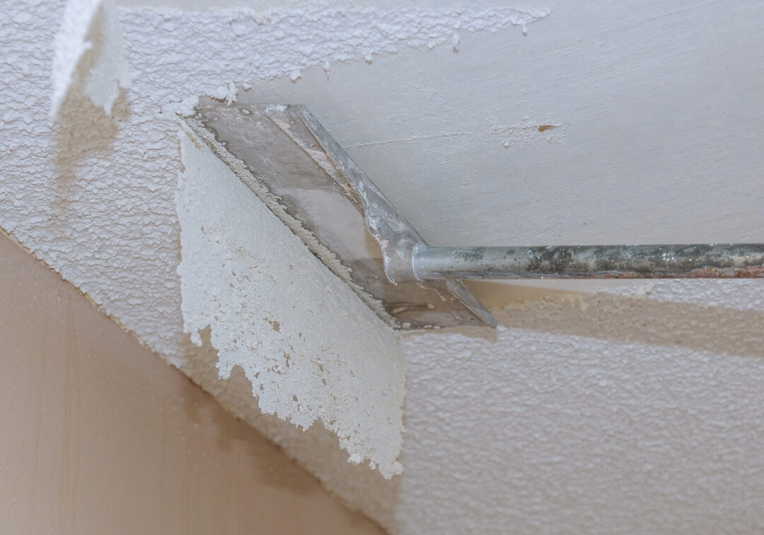 Asbestos removal popcorn ceiling