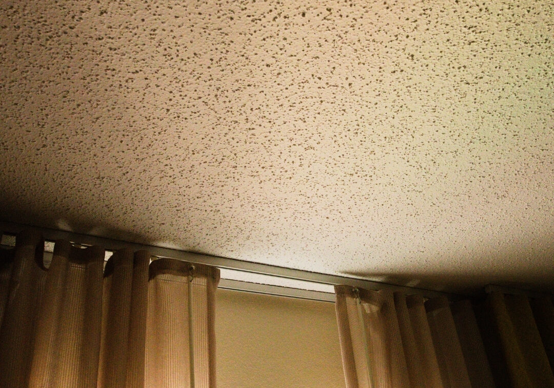 Asbestos popcorn ceiling
